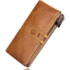 Genuine Leather Women’s Purse– Slim Bifold Clutch with RFID Blocking