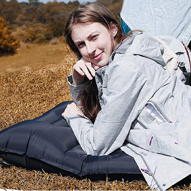 Ultralight Camping Air Mattress – Inflatable Sleeping Pad with Pump