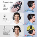High Noise-Cancelling Ear Muffs – Hearing Protection for Construction