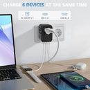 Universal Travel Adapter 35W With 2 USB A and 3 USB C