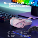 Wireless Gaming Headset NUBWO G06 – 2.4GHz & Bluetooth 100H Battery for PS5 PC &Switch