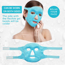 Cooling Gel Face Mask – Hot & Cold Therapy for Puffiness & Headaches