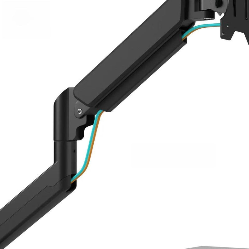 Adjustable Monitor Arm Mount – Single Screen Holder for 17–32" PC Monitors with Clamp