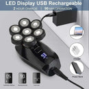 Men’s Electric Shaver Grooming Kit – Waterproof Bald Head Shaver with LED Display