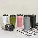 Stainless Steel French Press Coffee Maker – Vacuum Insulated Travel Mug 450ml