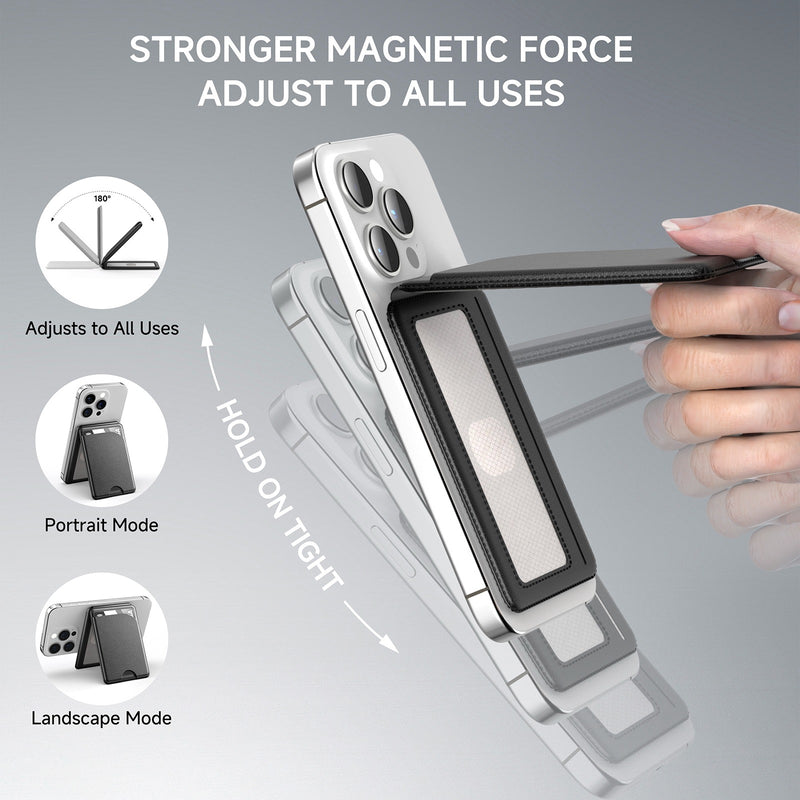 MagSafe Magnetic Wallet – PU Leather Card Holder for iPhone 16/15/14/13/12