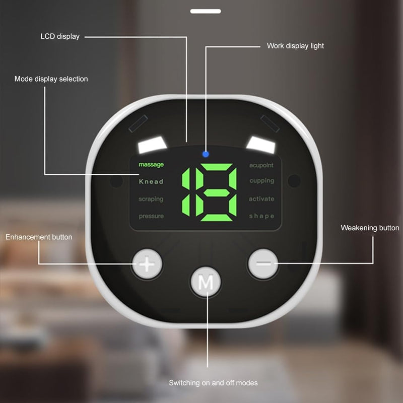 EMS Foot Massager Mat – 8 Modes USB Rechargeable Foldable with Remote Control