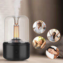 Aromatherapy Candlelight Diffuser – Electric Mist Humidifier with Ambient Light