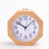 Wooden Analog Alarm Clock – Silent No-Tick Backlight Stylish Home Decor