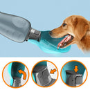 Dog Water Bottle with Collapsible Bowl - Large Capacity 800ml