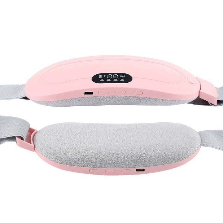 Smart Menstrual Heating Pad Belt – Vibrating Abdominal Massager for Waist & Period Pain Relief