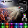 8 Holes 128 Patterns Disco Light - LED Stage Laser Projector Light