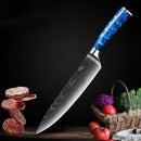 Premium Japanese Kitchen Knife Set – High Carbon Stainless Steel Santoku & Chef Knives