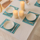 Set of 4 Woven Placemats – Heat-Resistant Cloth Table Mats for Dining & Kitchen