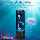 LED Jellyfish Lamp Night Light – 11” Color-Changing Aquarium Light Relaxing Table Lamp