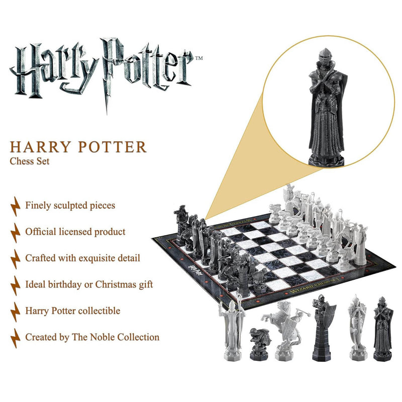 Harry Potter Wizard Chess Set – 32 Detailed Chess Pieces