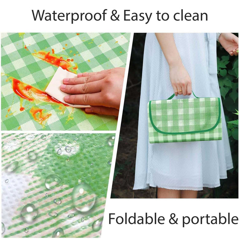 Waterproof Oxford Picnic Blanket – Thickened Foldable & Portable