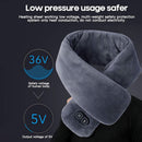 Heated Scarf with Vibration Massage – Waterproof Neck Warmer 3 Heat Levels Double Control Switch