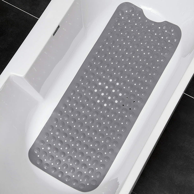 Non-Slip Bath Mat with Suction Cups – Anti-Mildew Washable Safe for Kids & Elderly