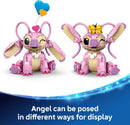Stitch & Angel Brick Figures – Cosmic Alien Sweethearts Building Blocks Set