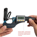 Digital Micrometer – 0-25mm Range 0.001mm Precision Electronic Wall Thickness Gauge