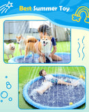 Anti-Slip Dog Pool - Dog Sprinkler and Fountain Toy for Summer