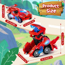 Dino Transformer Car – Light-Up & Sound Dinosaur Toy for Kids