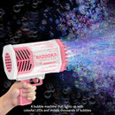 Rechargeable Bubble Gun – Bazooka Bubble Machine Toy for Kids