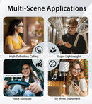 Smart Audio Glasses – Bluetooth Sunglasses with UV and Blue Light Protection