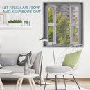 Magnetic Window Screen - Adjustable Fly Screen for Windows
