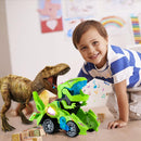 Dino Transformer Car – Light-Up & Sound Dinosaur Toy for Kids
