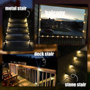 Solar LED Stair Lights – Set of 8 Outdoor Step Lighting
