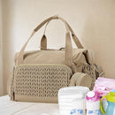 Large Capacity Baby Diaper Bag – Travel Tote with Pacifier Pouch & Changing Bag
