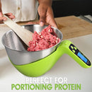 Digital Kitchen Scale with Measuring Cup – 1g Precision