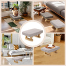 Modern Footstool – Pouffe with Removable Padded Seat Comfortable Foot Rest