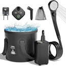 Rechargeable Camping Shower – 20L Bucket 6000mAh Battery & Digital Display