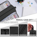 Large Capacity Pencil Case – 4-Compartment Multifunctional Pen & Stationery Organizer