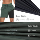 Swimming Shorts - 2-in-1 Breathable Quick Dry Shorts with Compression Lining