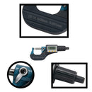 Digital Micrometer – 0-25mm Range 0.001mm Precision Electronic Wall Thickness Gauge