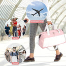 Women's Duffle Bag for Travel & Gym 35L – Waterproof with Shoe Compartment