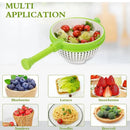 2-in-1 Collapsible Salad Spinner & Colander – Easy to Use Smart Design