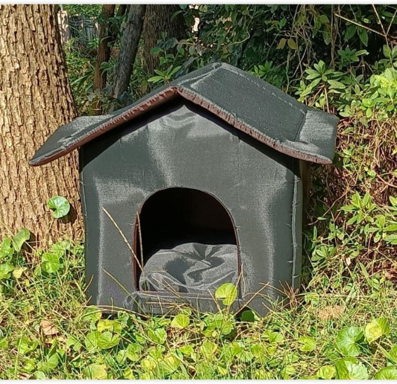 Indoor Outdoor Cat House – Enclosed Rainproof Sunproof & Coldproof Bed for Cats