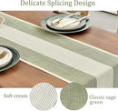 Cotton Linen Table Runner – Hand-Tassels Macrame Decor for Dining