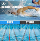Swimming Goggles with Built-In Earplugs