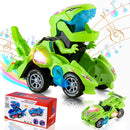 Dino Transformer Car – Light-Up & Sound Dinosaur Toy for Kids