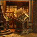 Library-Themed 3D Book Nook Kit – DIY Decorative Bookends with LED Lights