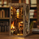 Library-Themed 3D Book Nook Kit – DIY Decorative Bookends with LED Lights