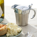 Double-Walled Insulated Gravy Boat – Stainless Steel Thermal Jug with Easy-Lift Lid