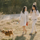 Retractable Dog Leash with LED Light – For Small & Medium Pets