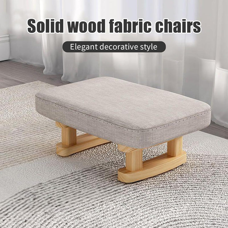 Modern Footstool – Pouffe with Removable Padded Seat Comfortable Foot Rest